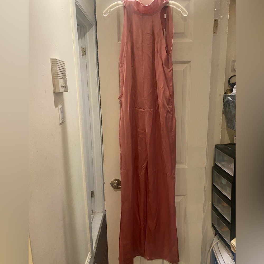 Something Navy Pink Jumpsuit